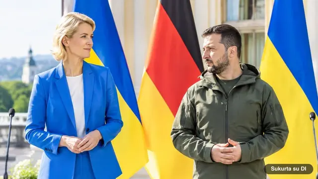 Friedrichas Merzas netikėtai atvyko į Kyjivą: Vokietija skiria Ukrainai daugiau kaip 1,3 mlrd. eurų paramos