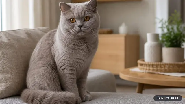 Britų ilgaplaukė katė
