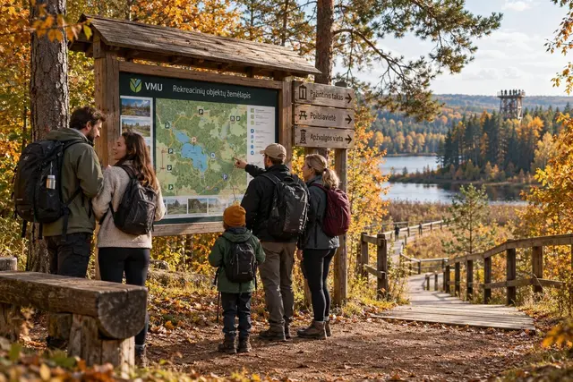 Kur ištrūkti savaitgalį? VMU žemėlapyje – daugiau kaip 1100 lankytinų vietų Lietuvos miškuose