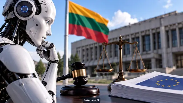 Lietuvoje ruošiamos naujos dirbtinio intelekto kontrolės taisyklės: numatyta ir atsakomybė už pažeidimus