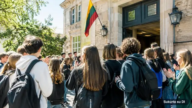 Prancūziją krečia moksleivių protestai: pirmadienį iki 500 mokyklų bus visiškai arba iš dalies uždarytos