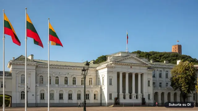 Prezidento rūmai S. Daukanto aikštėje Vilniuje