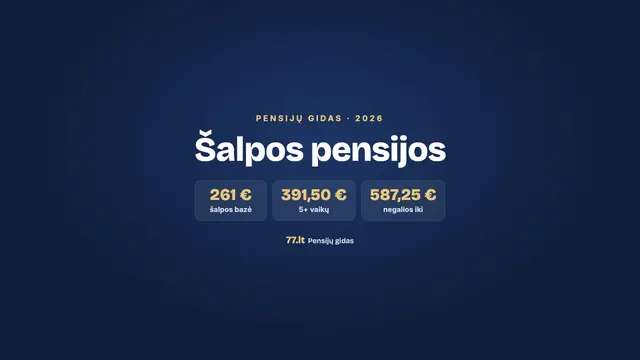 Šalpos pensijos