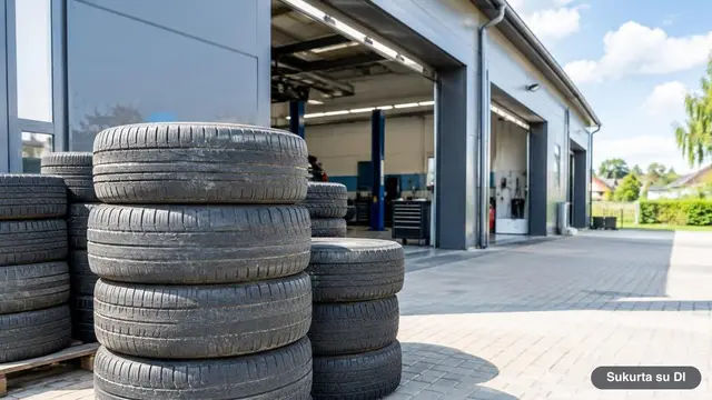 Senos padangos iš Lietuvos gali patekti į nelegalias Indijos gamyklas: ką pasitikrinti servisams