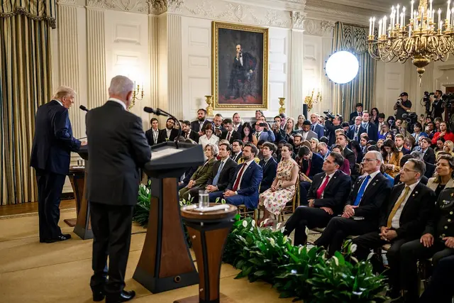 D. Trumpas paskelbė „visišką“ paramą B. Netanyahu prieš Izraelio rinkimus: „Kitaip Amerikai teks dirbti pačiai“