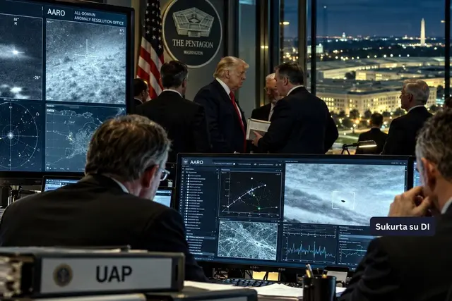 Trumpas pažadėjo atverti UFO bylas, tačiau jo mokslininkų taryba vis dar laukia svarbiausių duomenų