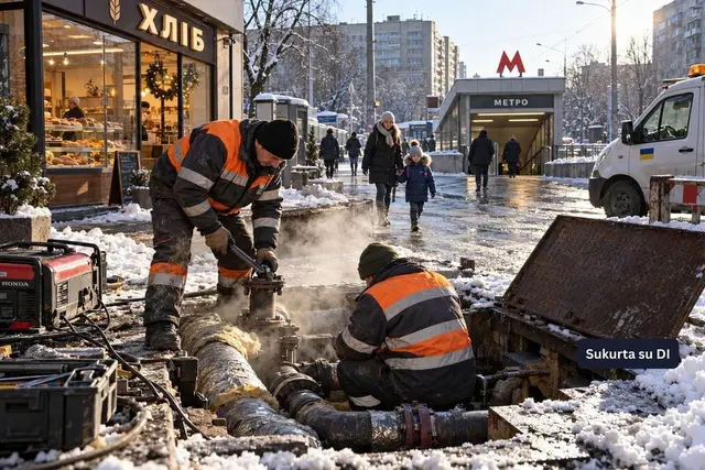 Ukrainos žiema: Charkivo meras įspėja, kad miestai gali prarasti daugiau nei šilumą