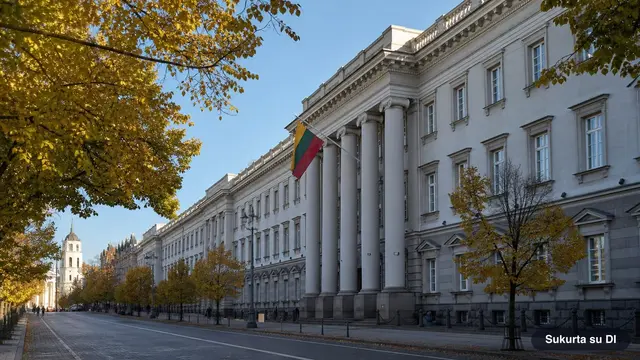 Lietuvos Respublikos Vyriausybės rūmai Gedimino prospekte Vilniuje