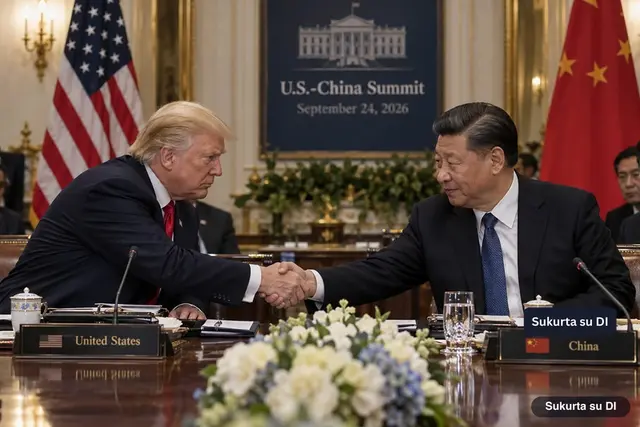 Xi Jinpingas perspėjo D. Trumpą apie Tukidido spąstus: JAV ir Kinija susitarė dėl prekybos, tačiau Taivano klausimas lieka neišspręstas