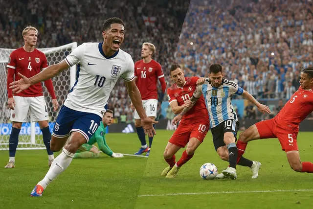 Anglija – Argentina: pusfinalio rezultatas 2:1 ir kuo baigėsi 2026 m. pasaulio čempionatas