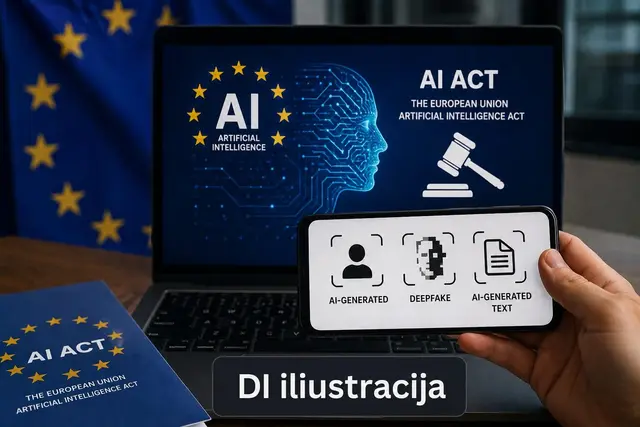 ES įveda naują tvarką: dirbtinio intelekto sukurtą turinį padės atpažinti specialūs ženklai