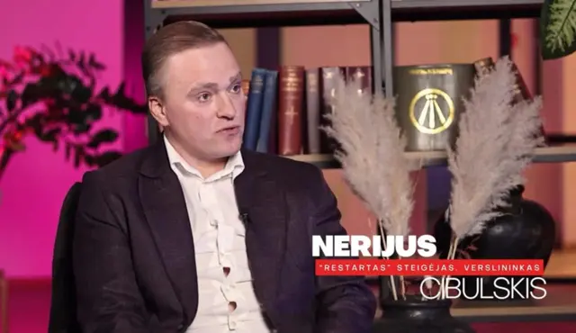 Nerijus Cibulskis laidoje „Riba“: lietuviai per mažai įsitraukę į valstybės valdymą