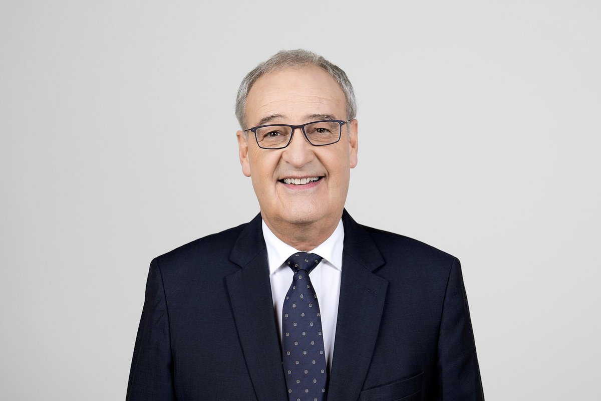 Šveicarijos prezidentas Guy Parmelinas