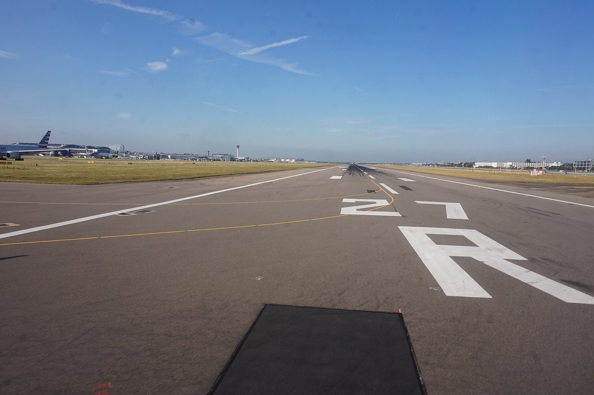 Heathrow oro uosto kilimo takas 27R