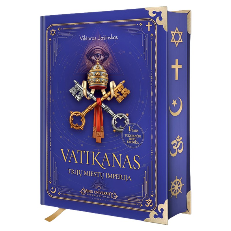 Knyga „Trijų miestų imperija. Vatikanas“ Viktoro Jašinsko knyga „Trijų miestų imperija. Vatikanas“