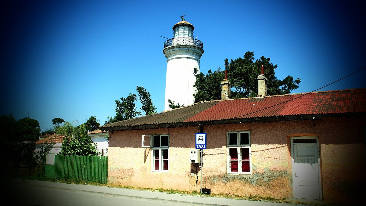 Senasis švyturys Sulinos mieste prie Dunojaus žiočių