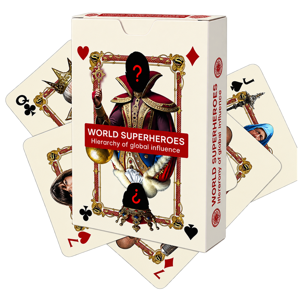“Pasaulio Superherojai” card deck (Superheroes of the World)