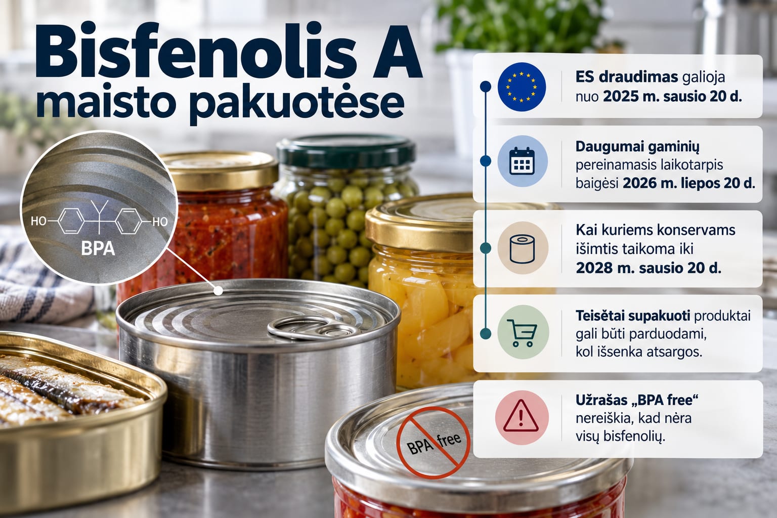 Bisfenolio A draudimas