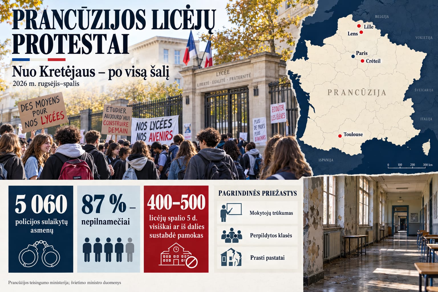 Protestai Pranc8zijoje