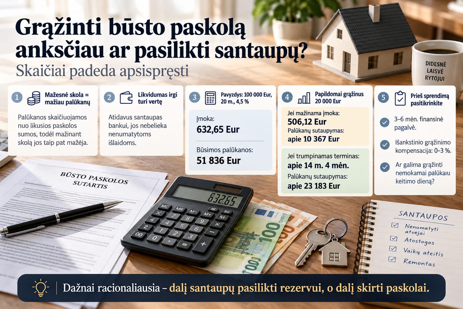 Būsto paskolos palūkanų sutaupymas
