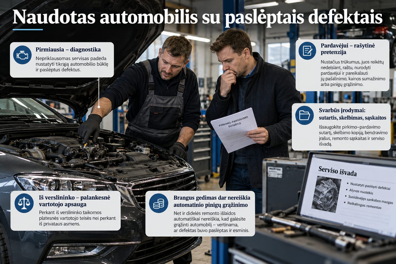 Atmintinė sugedus automobiliui