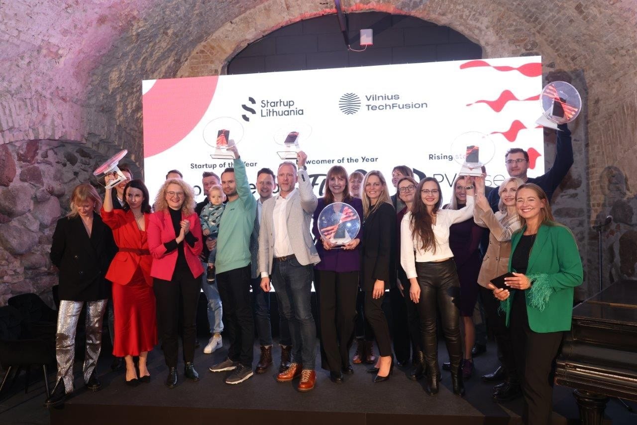 Vilniuje, „Kilo Health“ biure, išrinkti geriausi 2022-ųjų startuoliai.