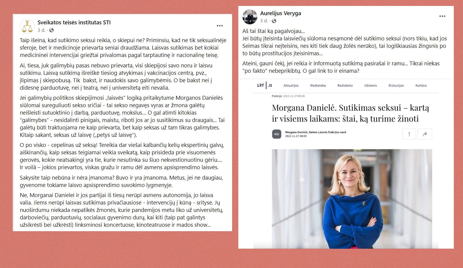„Facebook“ komentarai