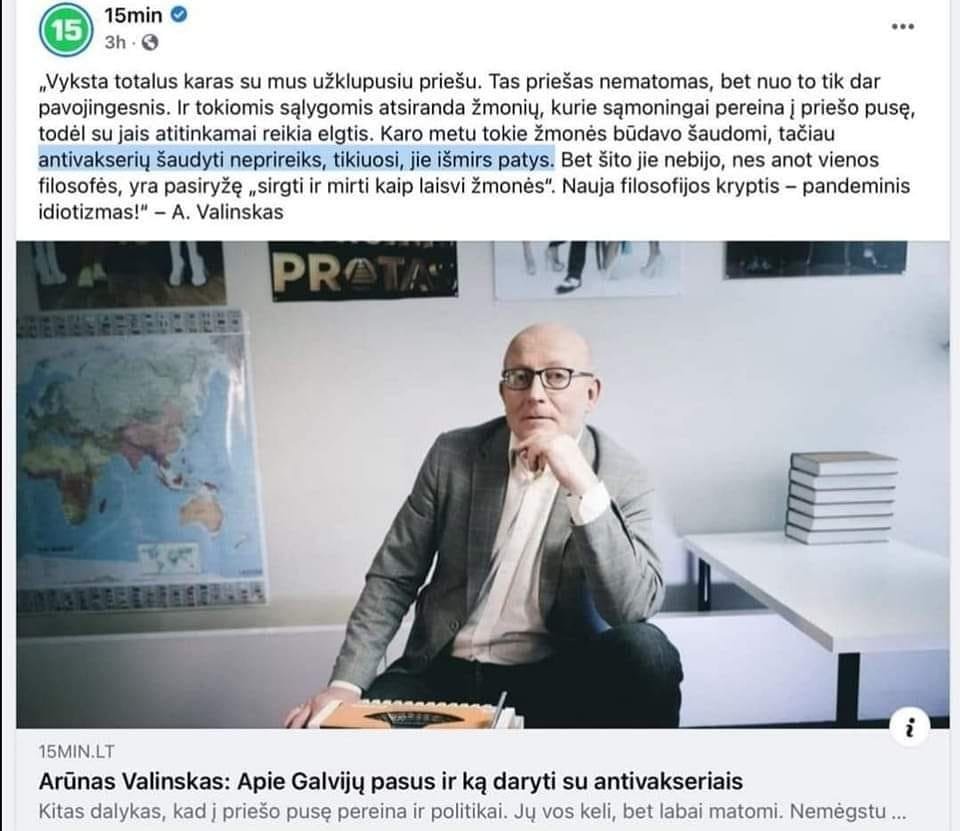 Valinsko pasisakymas