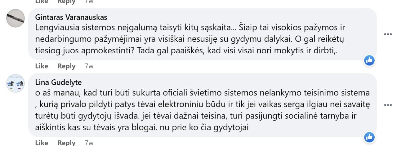 komentarai