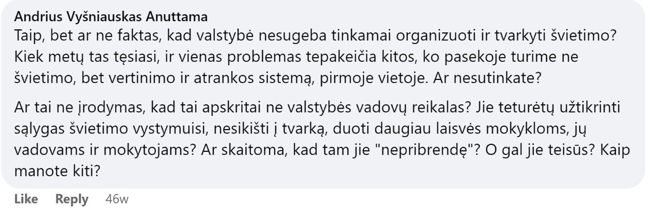 komentaras