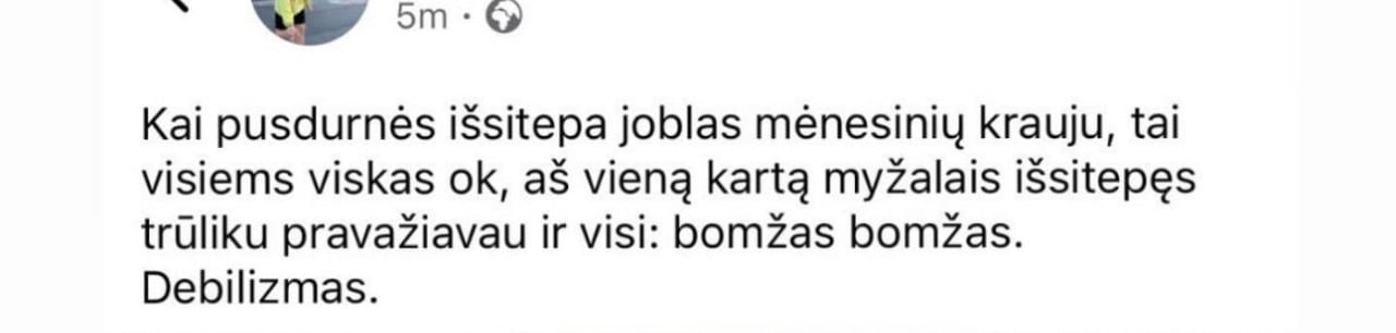 B. Lastausko pasisakymas