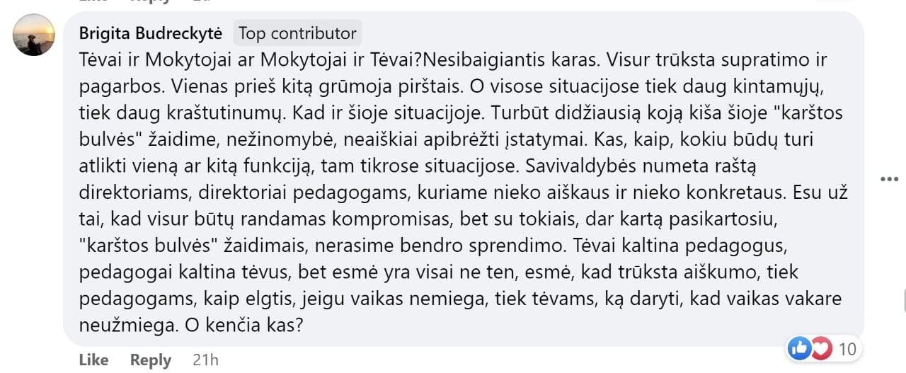 komentaras