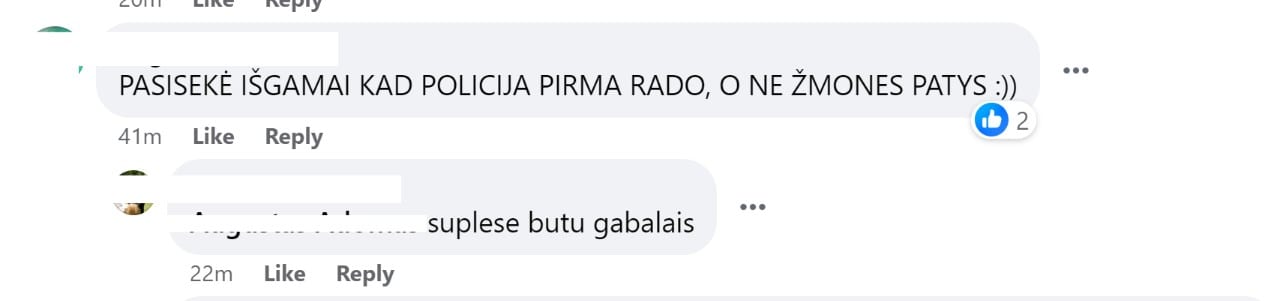 feisbuko komentaras