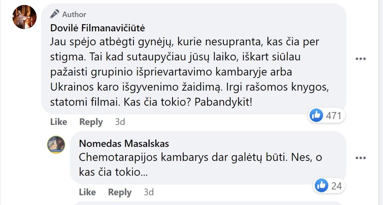 komentaras