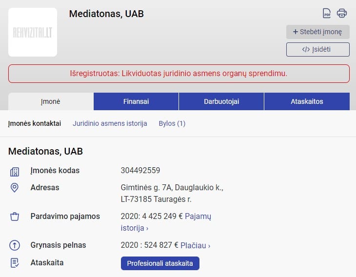 Mediatonas