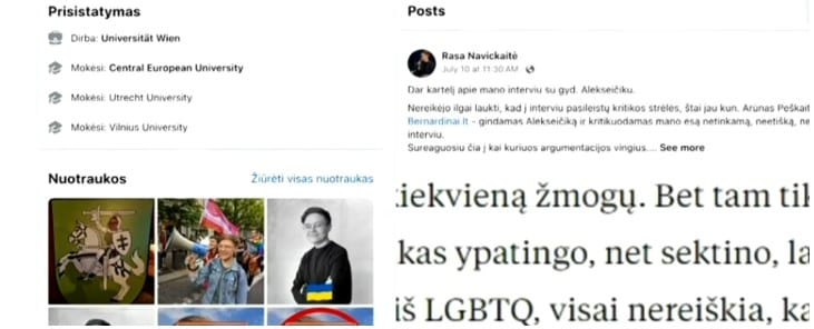 R.Navickaitės požiūris