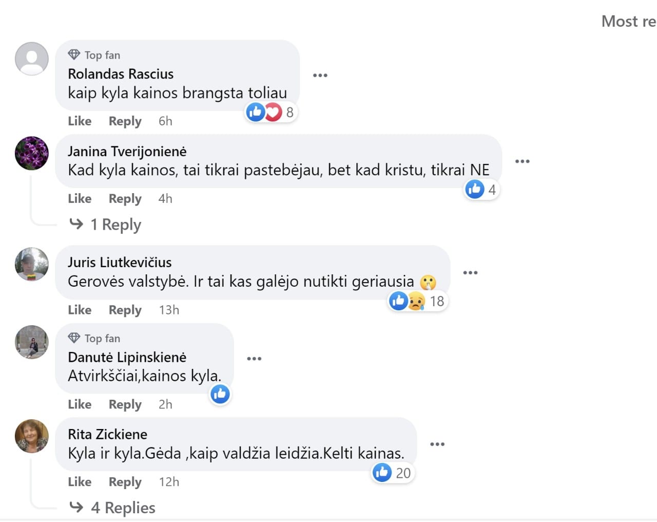komentarai