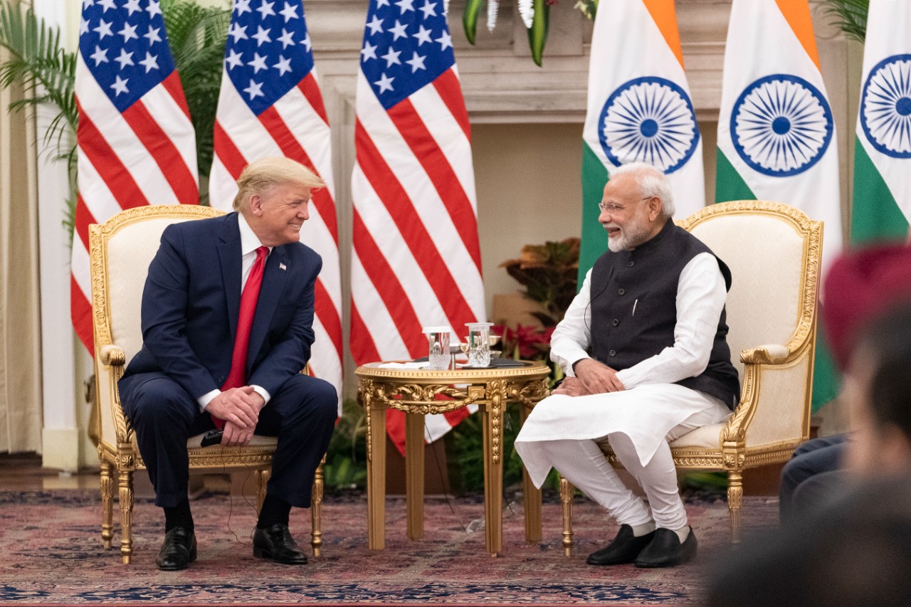 D. Trumpas ir N. Modi