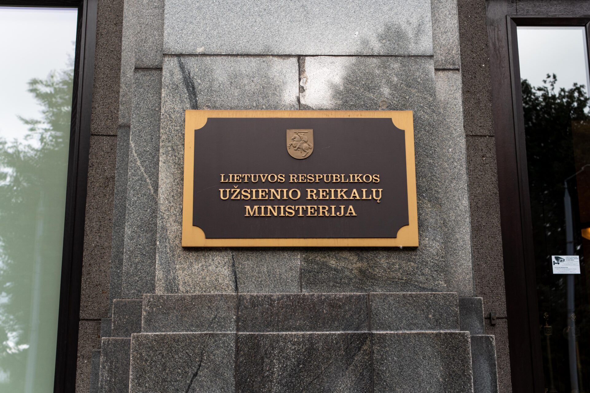 Lietuva siunčia griežtą žinią Maskvai: Rusijos ambasados atstovui įteikta protesto nota