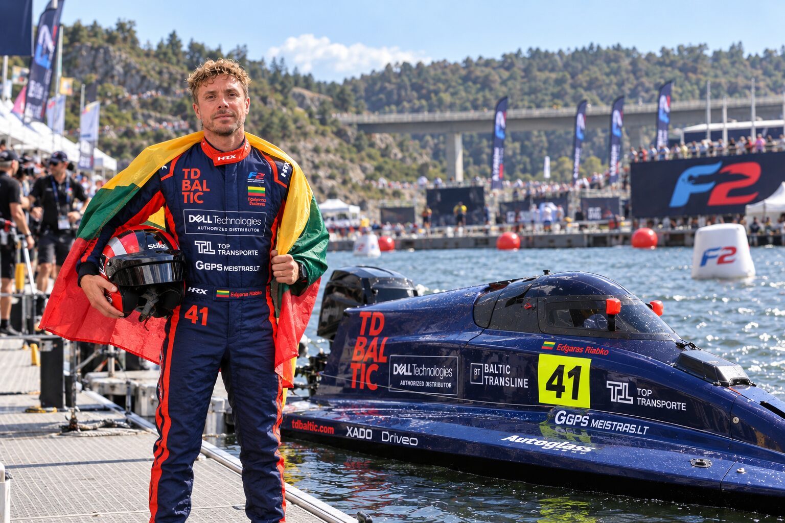 Edgaras Riabko – 2026 metų F2 motorlaivių pasaulio čempionas: istorinis lietuvio triumfas Portugalijoje
