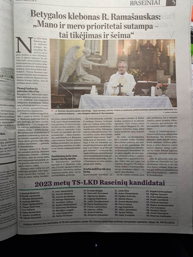 laikra&scaron;čio straipsnis