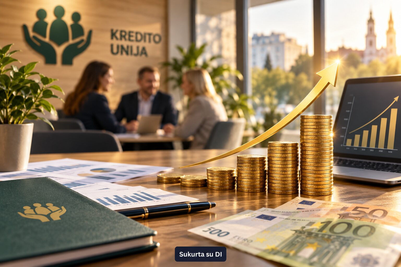 Kredito unijoms – aukso pusmetis: pelnas kaip reikiant šovė į viršų