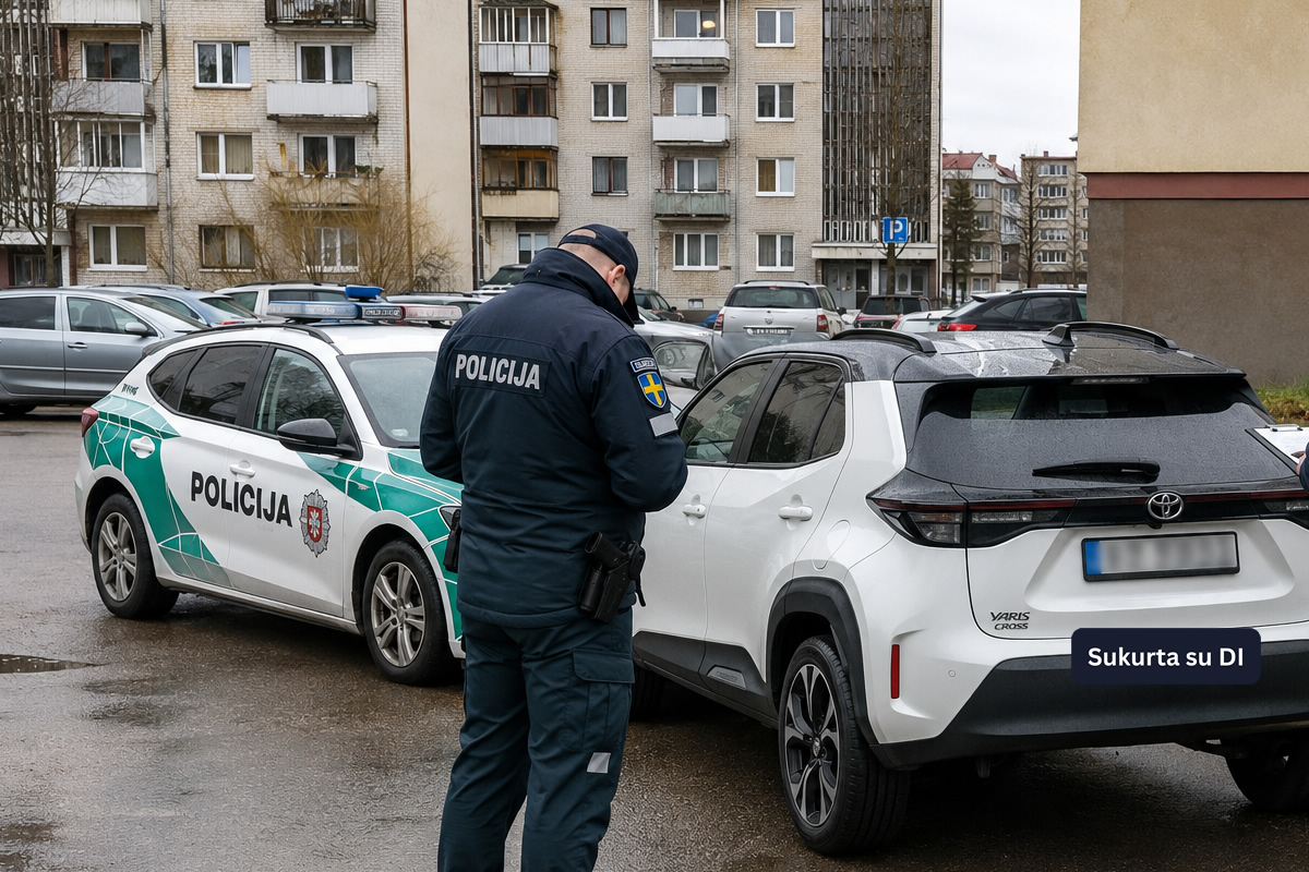 Policijos suvestinė: plėšimas grasinant peiliu, pavogti automobilis ir statybinė įranga