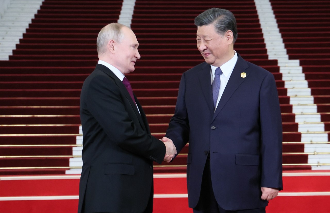 V. Putinas Pekine susitiko su Kinijos lyderiu Xi Jinpingu.