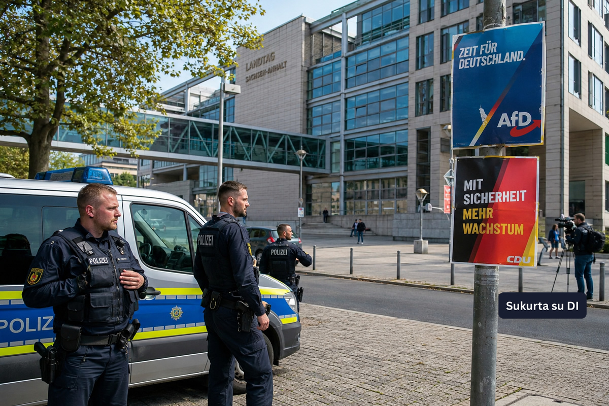 Vokietijos policijos profsąjungos vicepirmininkas ragina nepaklusti neteisėtiems AfD nurodymams – kilo ginčas dėl policijos neutralumo
