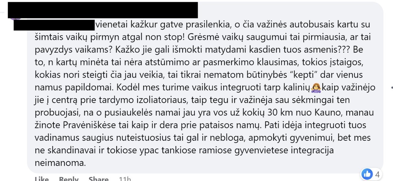 komentaras