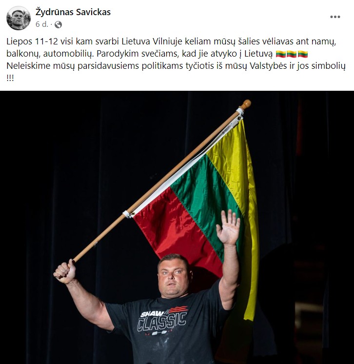 Žydrūno Savicko įra&scaron;as