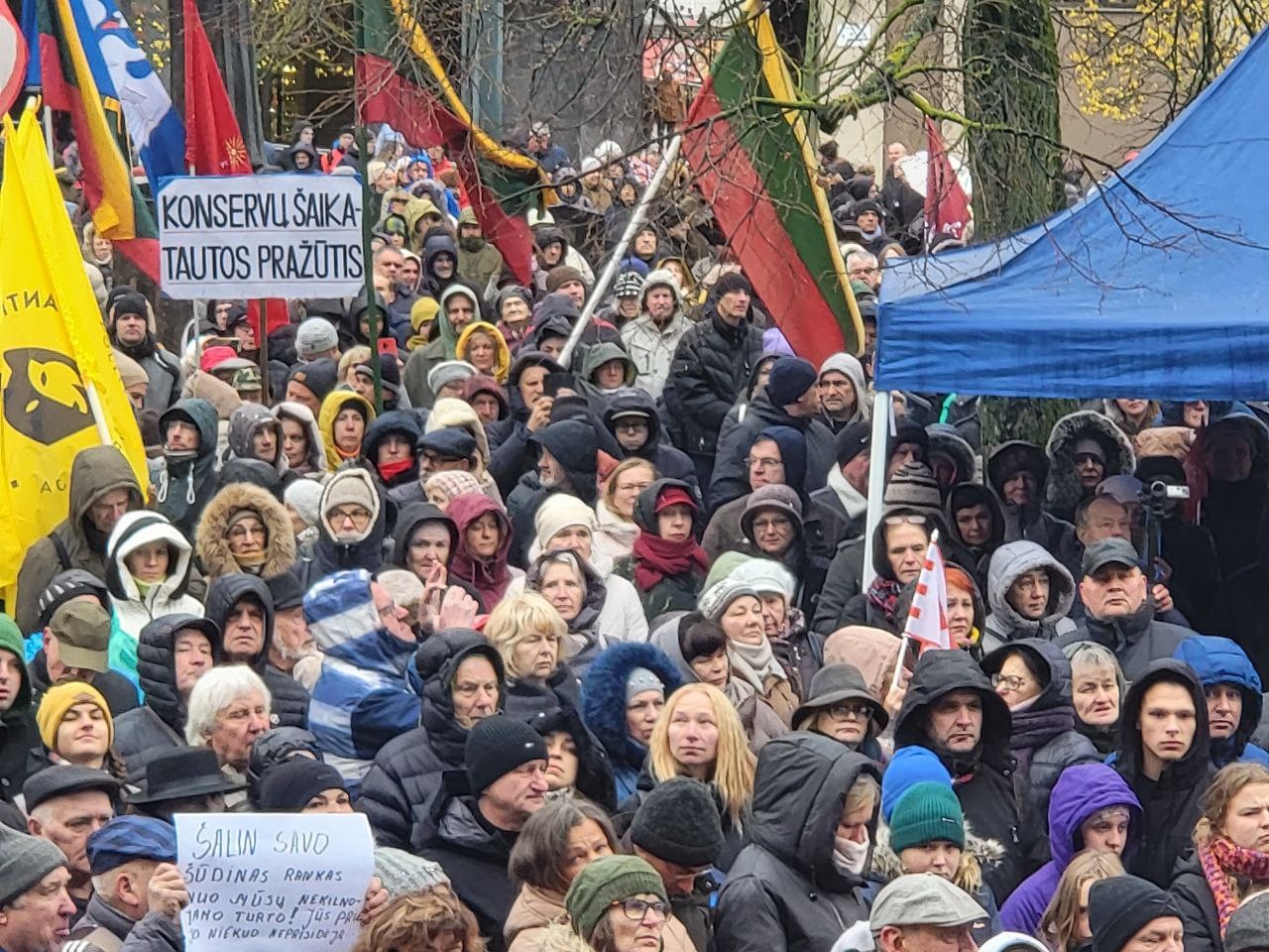 Mitingas prieš NT mokestį