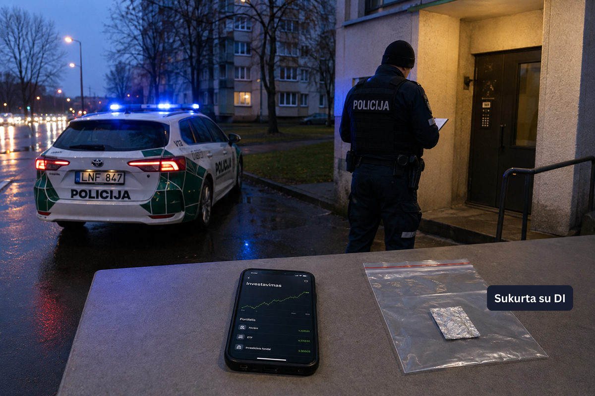 Policijos suvestinė: Kaune peiliu sužalota moteris, investuotojas prarado daugiau kaip 15 tūkst. eurų