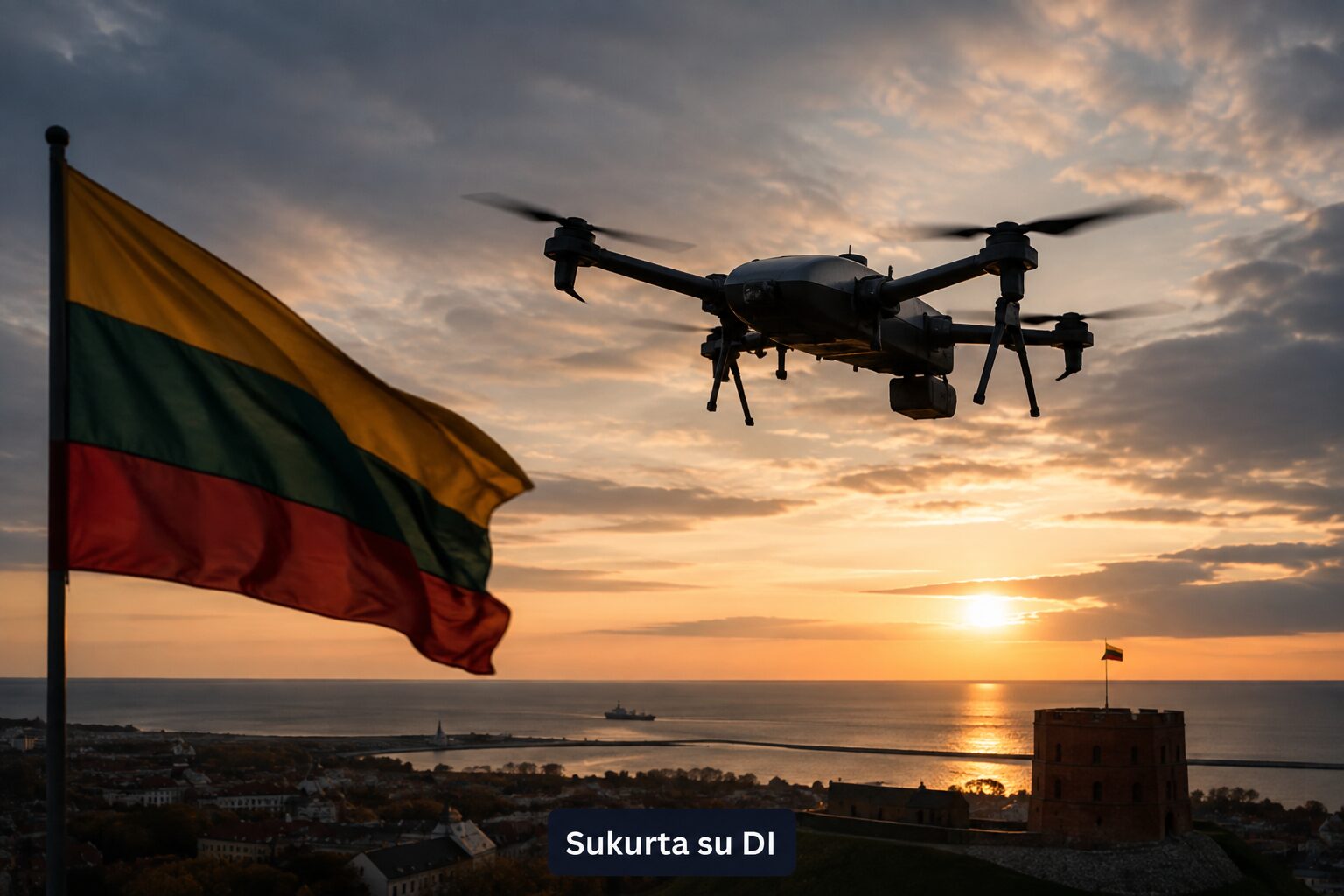 Lietuvos žvalgyba perspėja: Rusija gali smogti Baltijos šalims pasitelkdama ukrainietiškus dronus